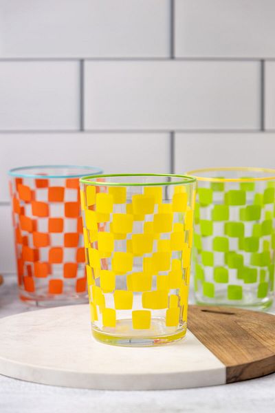 FH finehome Karnaval Set of 4 Soft Drink Glasses 510 Cc