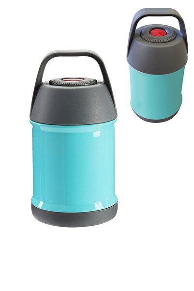 Miyou Mavi 304 Çelik 450 ml Vakumlu Bebek Mama Saklama Termosu Mug cin297mv