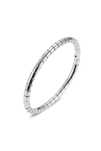 Chavin Ev08By Model Gray Steel Bracelet - Clamp Design Bracelet
