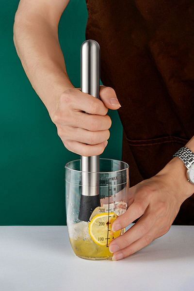 Weather Forecast Steel Cocktail Preparation Spoon and Bar Knocker Set cin587
