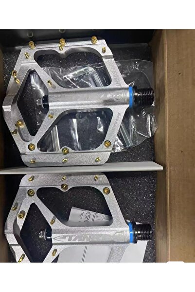 Choice دواسات TANKE TP-50 الفضية من سبائك الألومنيوم للدراجات الجبلية غير الق...