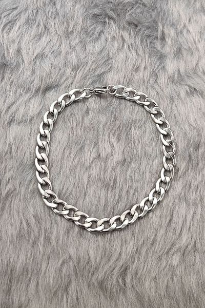 Chavin Gray 7 Mm. Steel Men's Bracelet Eu94By-7
