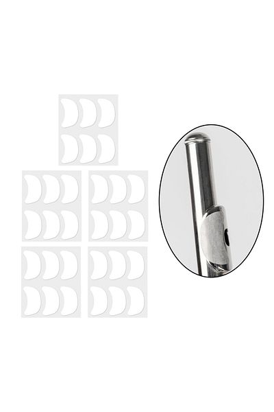 Choice 5x Flute Lip Pads Flute Lip Plate Covers Flute Mouthpiece Protection Flute Tooth Pad Patches Pads...