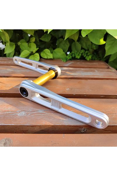 Choice 165mm Slive Crank ZEROING Road Bike Crankset 165/170/175mm Hollow Crank Integrated Fire Chainring AL