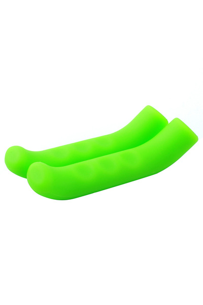 Choice غطاء مقبض فرامل الدراجة باللون الأخضر، مقابض سيليكون للدراجات الجبلية، غطاء حماية للمقود، مضاد للانزلاق