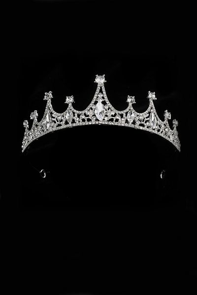 Chavin Stoned Queen Wedding Dress Crown Henna Wedding Crown Crown Ek65