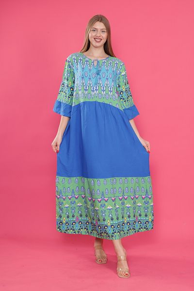mervemoda ROCHIE DE VARĂ CU MÂNECĂ SCURTĂ DE FEMEI