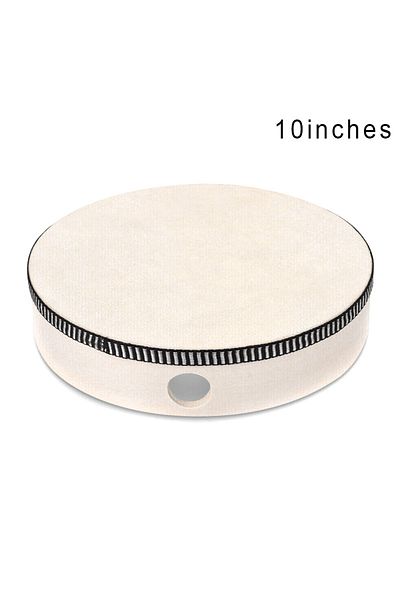 Choice 10inch Wooden Hand Drum Tambourine Kids Percussion Toy Wood Frame Drum for Children Music Game Conve