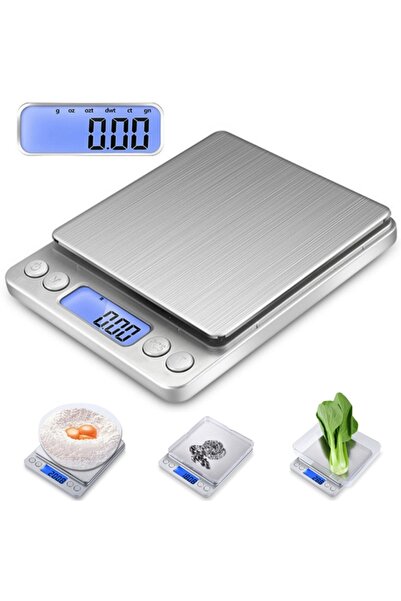 Weather Forecast Kuyumcu Eczane Mutfak için Dijital Hassas Terazi Tartı 500 g...