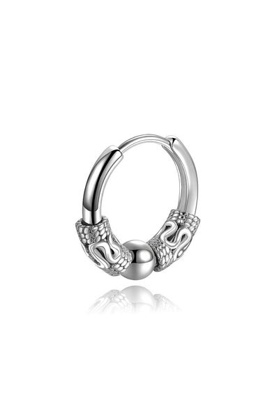 Chavin Men's Gothic Steel Design Single Earrings - Et04
