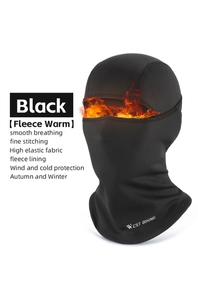 Choice قبعة تكتيكية دافئة للشتاء بدون فتحة للنظارات من WEST BIKING لركوب الدر...