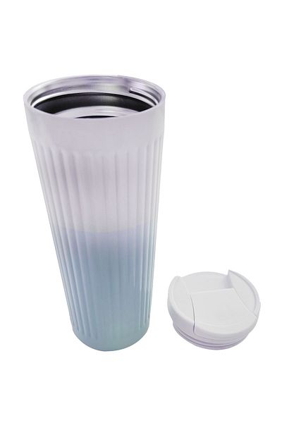 Weather Forecast 304 L Blue Steel Coffee Thermos - 6 oz 500 Ml, Cin892Mv