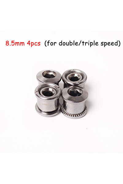 Choice 4PC 8.5 silver 4/5PC Bicycle Chainring Bolt 6.5/8.5mm Bike Chainwheel ...
