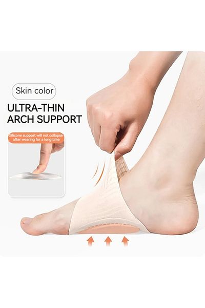 loogdeel Skin color Arch Support Orthotic Plantar Fasciitis Cushion Pads Sleeve Heel Spurs Flat Feet Orthoped
