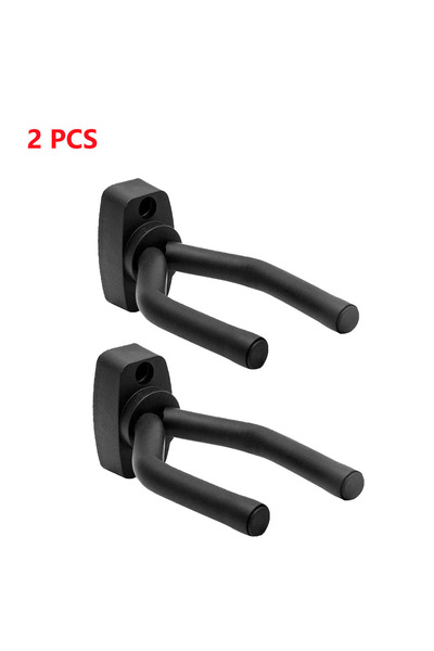Choice1 2pcs 1 to 10 guitar wall mounted, black hooks in all sizes, bass, man...