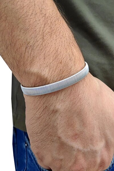 Chavin 8 mmHandcuff Design Steel Men's Bracelet eu22by