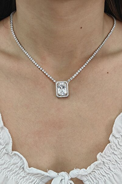 Chavin Wedding Engagement Henna Zircon Stone Women's Necklace Es13By