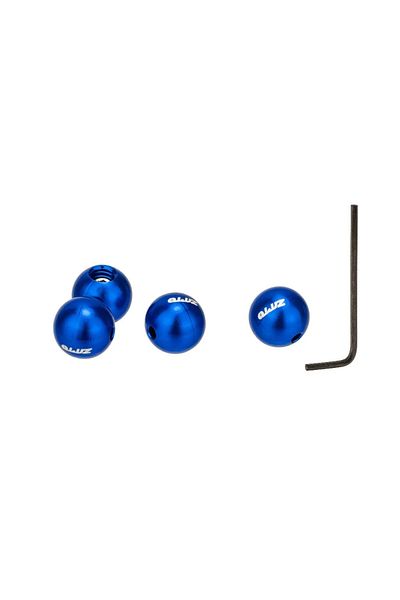 ZTTO 4pcs Blue ZTTO MTB Road Bike Brake Cable Cap Wire End Caps Brake Shifter Cable Tips Crimps Bicycle B