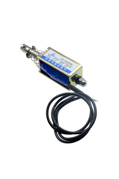 Choice JF-0530B DC 12V Push&Pull type Open Frame Electromagnet keepping Force 5N travel 10mm Linear Sole...