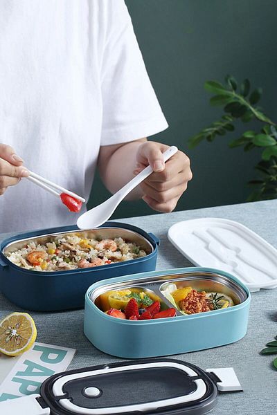 Weather Forecast 1400 ml 304 Steel Two-Layer Food Storage Confert - Non-Hot Cin605Mv