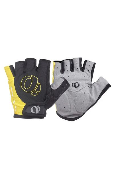 Choice L Yellow a pair Bicycle Gel Half Finger Gloves Anti Slip Sweat Proof Shockproof Mountain Bike Road A