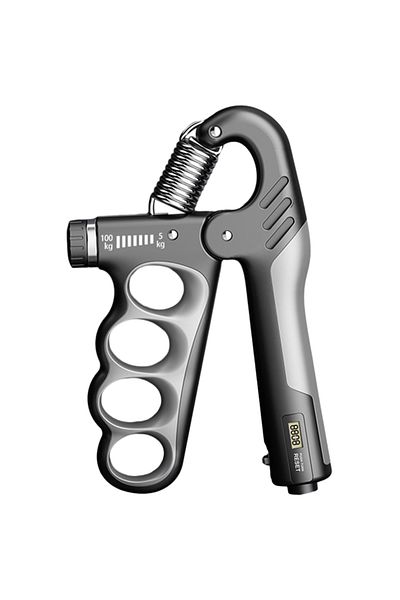 Choice Grey 5-100KG 5-100Kg Hand Gripper Gym Wrist Expander Hand Strengthener Adjustable Dynamometer Hand G