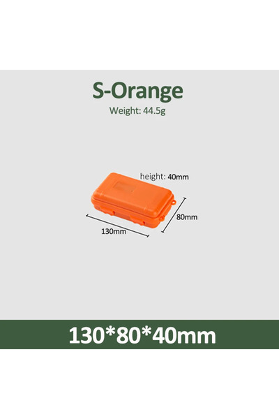 Choice صندوق أدوات S-Orange EDC للتخييم في الهواء الطلق، حقيبة مقاومة للصدمات...