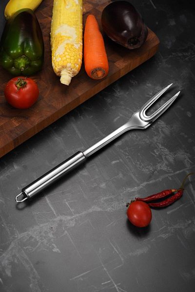 Chavin 410 Steel 30 cm - Silver Meat BBQ Serving, Fork cin776