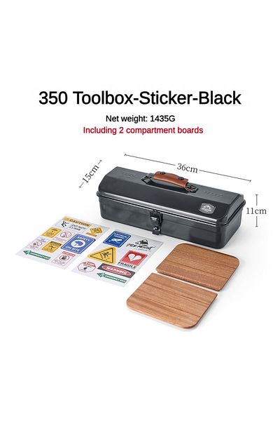Choice black toolbox-plank Outdoor Metal Tool Box Debris Storage Box Portable Hand-held Storage Box Fall-pr