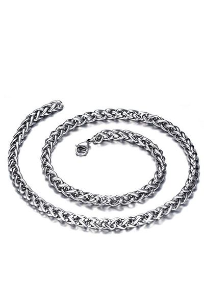 Chavin Men's Steel Chain Necklace - Auger 5mm, 70cm, Dt95