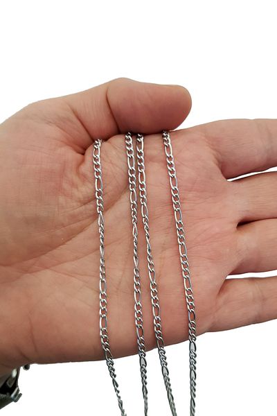Chavin Figaro Model Flat 70 Cm 3 Mm Long Steel Men's Chain Ei11
