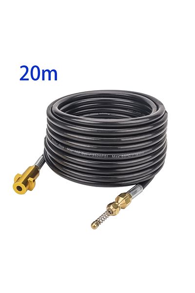 Choice 20m 6~20 Meters 2320psi 160bar High Pressure Washer Sewer Drain Water Cleaning Hose Pipe Cleaner for