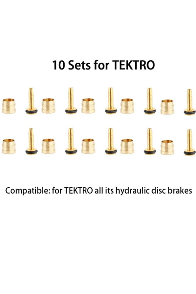 Choice 10 مجموعات من إبرة زيت الدراجة الجبلية Tektro 4/10/20 مجموعة رأس زيتون...