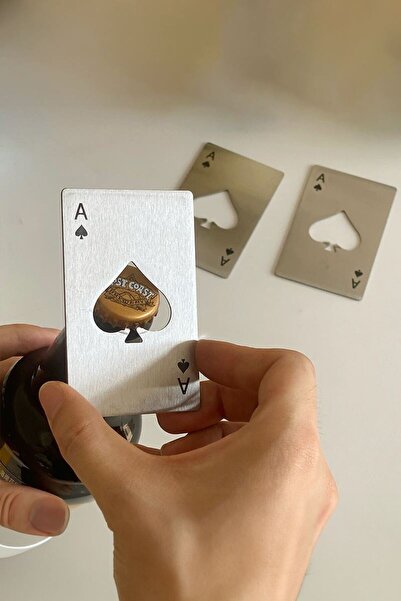 Weather Forecast Portable Gray Spade Ace Bottle Opener in Steel Wallet Cin655Gr