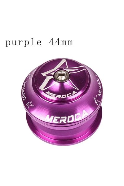 GOLDIX Purple 44mm Meroca Bicycle Headset 44-44mm Ultralight Seal Bearing 1 1/8 Integrated Steering Front F