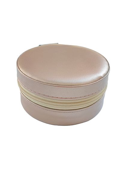 Chavin Rose Leather Travel Box - Ring & Earring Necklace Set St1-68Rs