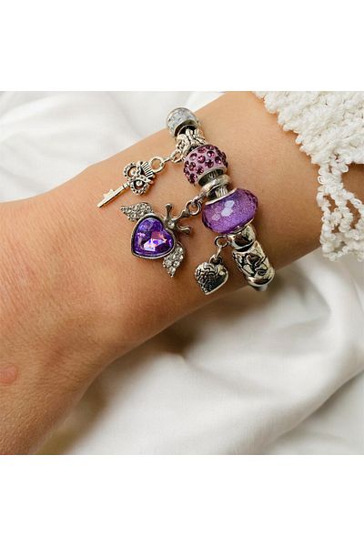 xesha Dangle Figured Charm - Steel Bracelet - Parts