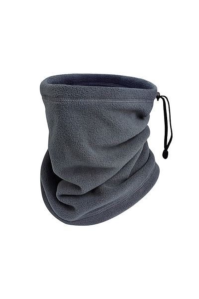 Choice 28x30cm Dark Grey Thermal Bandana Face Cover Winter Fleece Neck Warmer Gaiter Bandana Face Mask Ear