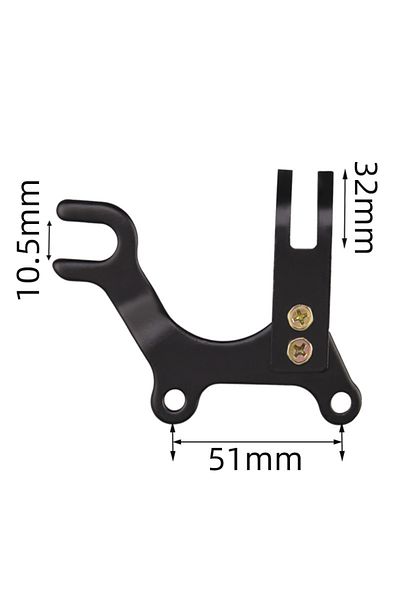 Choice 31.8mm Bicycle Disc Brake Modification Bracket Frame Adapter Disc Brake Holder Mountain Bike Convert