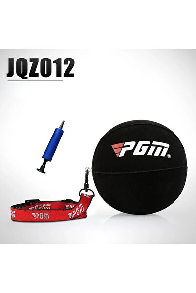 PGM جهاز تدريب الكرة الذكي القابل للنفخ للجولف باللون الأسود، جهاز تصحيح وضعية الذراع المحمول، مساعد تصحيح الوضعية