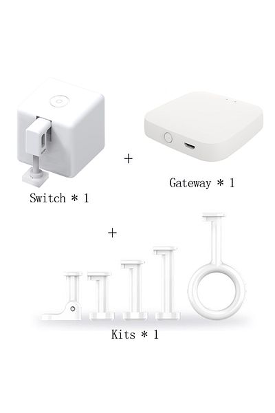 MoesHouse KIT 2 MOES Tuya Smart Bluetooth Fingerbot Switch Button Pusher Smart Life App Voice Control via Alex