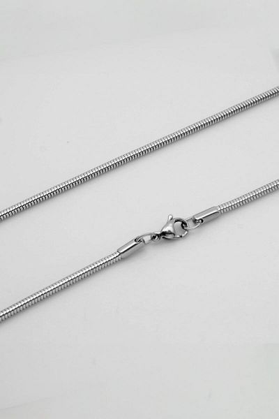 Chavin 60 Cm. 3 Mm. Steel Men's Chain Necklace Eu04By