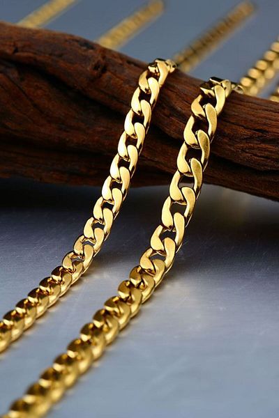 Chavin Figaro Men's Chain - 60 Cm. 7mm. Steel Du15-7