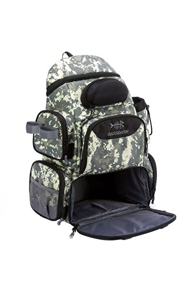 Choice حقيبة صيد الأسماك Jungle Camo Bassdash حقيبة ظهر أدوات صيد خفيفة الوزن...