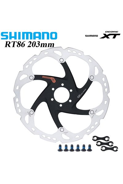 Choice Rt86 203mm Shimano Xt Sm-rt86 Brake Disc Rotor Ice Technology Brake Disc 6 Bolt Rt86 160mm 180mm 203