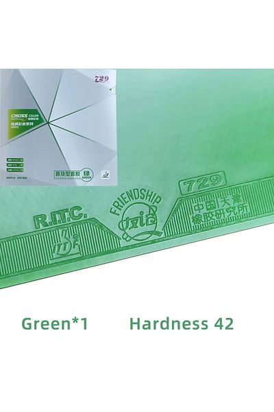Choice Green 42 Friendship 729 Cross Green Blue Purple Series Table Tennis Rubber Tacky Pimples-in Ping Pon