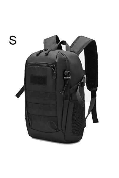 Choice حقيبة ظهر صغيرة سوداء اللون بسعة 10 لتر و20 لترًا للسفر في الهواء الطلق ومضادة للماء للتخييم والمشي لمسافات طويلة وصيد الأسماك والصيد