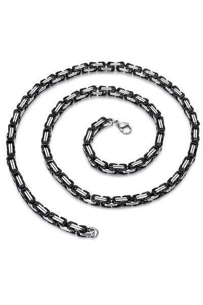 Chavin 5 mm King Black-Grey Chain As64 Men