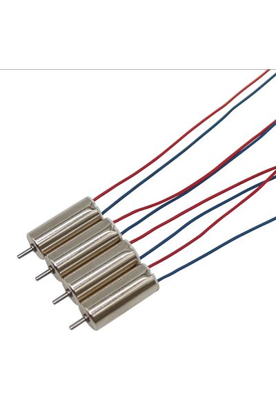 U-Angel-1988 only Motor 4 x DIY DC 3.7V 50000RPM 716 Hollow Cup Coreless High-speed Motor with 4 x 55MM Propeller