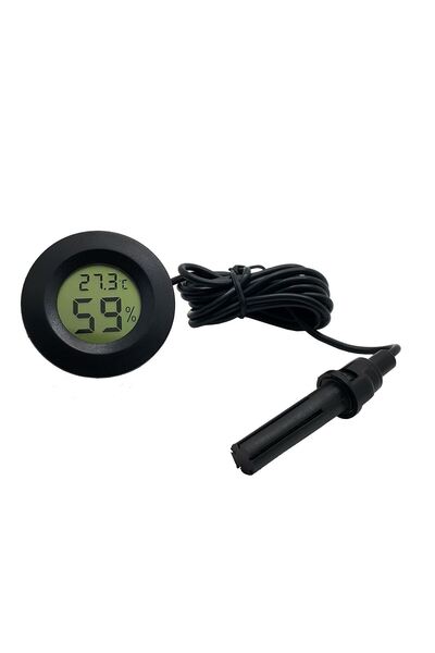 Weather Forecast Buzdolabı için Problu Termometre Sıcaklık Saati Nem ölçer thr159